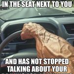 Moms... | WHEN YOUR MOM IS IN THE SEAT NEXT TO YOU; AND HAS NOT STOPPED TALKING ABOUT YOUR DRIVING FOR 45 MINUTES | image tagged in chad driver | made w/ Imgflip meme maker