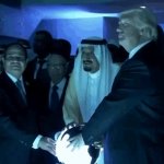 crystal ball Trump Saudi GIF Template