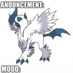 Absol announcement template template
