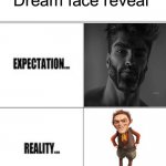 Dream Stans be like | Dream face reveal | image tagged in expectation vs reality,dream,face reveal | made w/ Imgflip meme maker