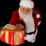 Santa Claus gives you a present