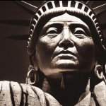 Native Indian Statue of Liberty