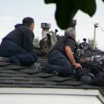 Rooftop snipers defending American homes