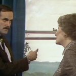 Basil Fawlty and Mrs. Richards