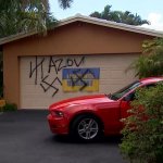 Fort Lauderdale, Florida home attacked by Nazis