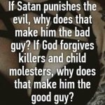 If Satan punishes the evil