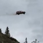 falling cliff car GIF Template