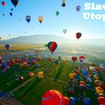 Slavic Hot Air Balloon Festival | Slavic Utopia | image tagged in slavic hot air balloon festival,slavic,slavic utopia | made w/ Imgflip meme maker