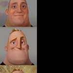 Mr Incredible Becoming Uncanny To Canny But it's kind of decent meme