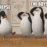 Salute | THE BOYS; MR REPSE | image tagged in saluting skipper | made w/ Imgflip meme maker