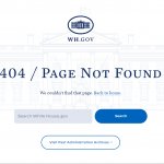 Page not found - Trump White House