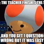 Pain | POV: THE TEACHER FINISHES THE TEST; AND YOU GET 1 QUESTION WRONG BUT IT WAS EASY | image tagged in pain | made w/ Imgflip meme maker