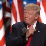 Trump Point and Smile Gif meme