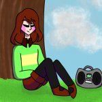 Chara listening to music template