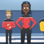 Captain Freeman on Star Trek Lower Decks