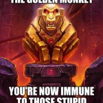 Witness the Golden Monkey's Power template