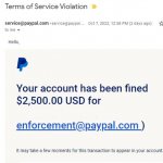 Paypal Fine