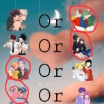 yas | image tagged in bnha- which ship | made w/ Imgflip meme maker