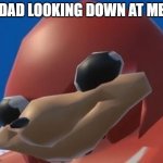 why are you so tall | DAD LOOKING DOWN AT ME | image tagged in do you know the way,dad | made w/ Imgflip meme maker