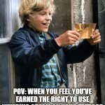 Golden Ticket Numbing Cream | POV: WHEN YOU FEEL YOU'VE EARNED THE RIGHT TO USE NUMBING CREAM ON YOUR TATTOOS | image tagged in charlie golden ticket | made w/ Imgflip meme maker