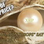 Not Created for the Pheasant Class. Digital Age #WorldBridgeCurrency | Gold QFS; PEARL OF  
 GREAT PRICE? XRP; ONE MILLION "DROPS" SAY SO... ♒ | image tagged in pearl of great price,ripple,xrp,golden gate bridge,cryptocurrency,the great awakening | made w/ Imgflip meme maker