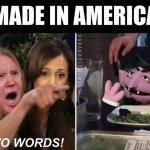 two words, made in america meme