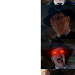 Raiders Face Melt McMahon Meme template