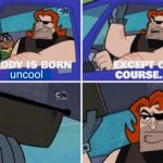nobody is born uncool template