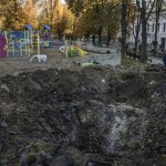 Kyiv Playground Bombed