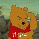 pooh bear think