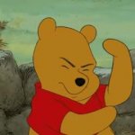 pooh bear think gif meme