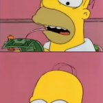 Homer talks to his brain