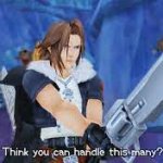 Kingdom Hearts Leon think you can handle this many