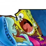 spongebob yelling meme