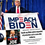 Trump wants to impeach Biden meme