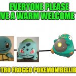 Scralet and Violet New Pokemon:Bellibolt! | ELECTRO FROGGO POKEMON!BELLIBOLT! | image tagged in everyone please give a warm welcome to,pokemon meme,scralet and violet,pokemon,pokemon talk,mandjtv | made w/ Imgflip meme maker