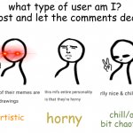 what type of user am I (made by cherub)
