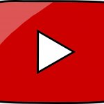 Transparent YouTube logo