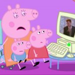 Peppa Pig Gets Rickrolled meme
