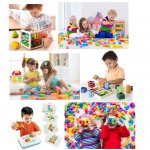 Children playing with educational toys