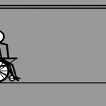wheelchair stickman stick man GIF Template