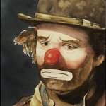 sad clown