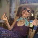 Drinking Old Woman Alkie Alcoholic Drunk Drunkard