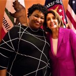 Stacey Abrams and Nancy Pelosi