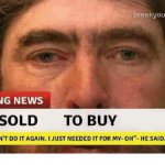 Man sold tv to buy remote meme