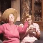 Elderly Senior Old Women Drinking drunk partying GIF Template