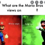 Mario Says Luigi Says