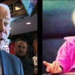 Boasting Biden and Confused girl