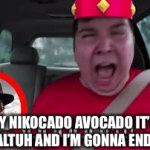 Waltuh and nikocado avocado | HEY NIKOCADO AVOCADO IT’S ME WALTUH AND I’M GONNA END YOU | image tagged in gifs,nikocado avocado,waltuh,walter white,airstrike,walter | made w/ Imgflip video-to-gif maker
