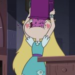 Star Butterfly Eating alot of Sugar Seeds Cereal